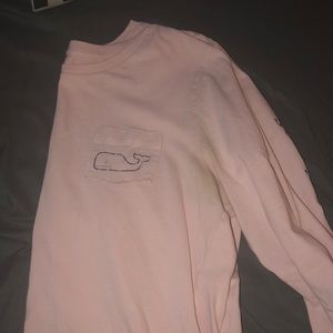 cute pink vineyard vines long sleeve tee